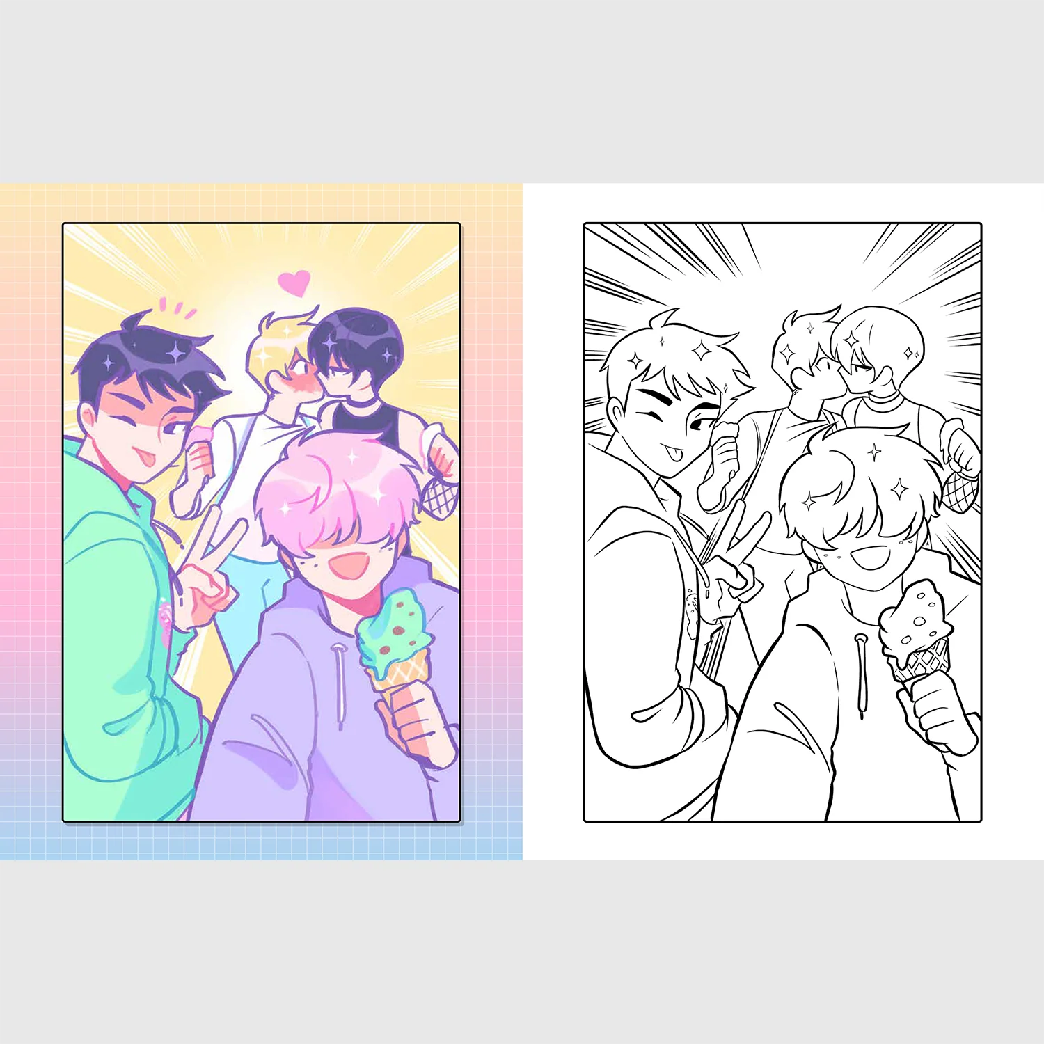 BOYFRIENDS - COLOURING BOOK - Special Edition - Image 6