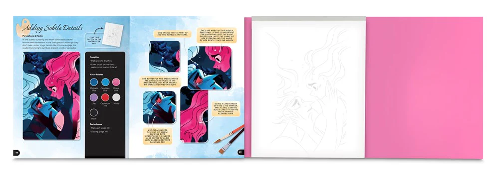 LORE OLYMPUS - THE OFFICIAL WATERCOLOR BOOK - Image 3