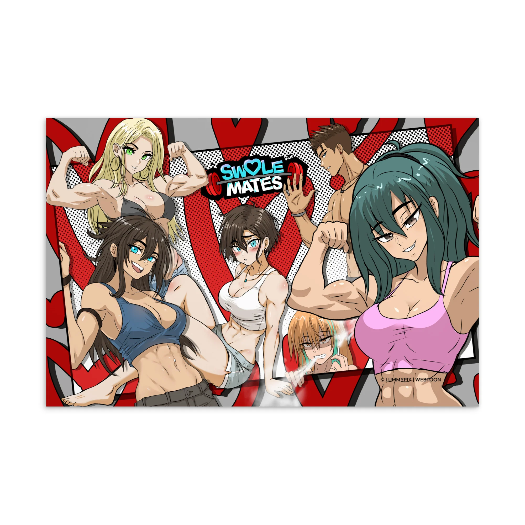 SWOLEMATES - GROUPSHOT #2 POSTCARD