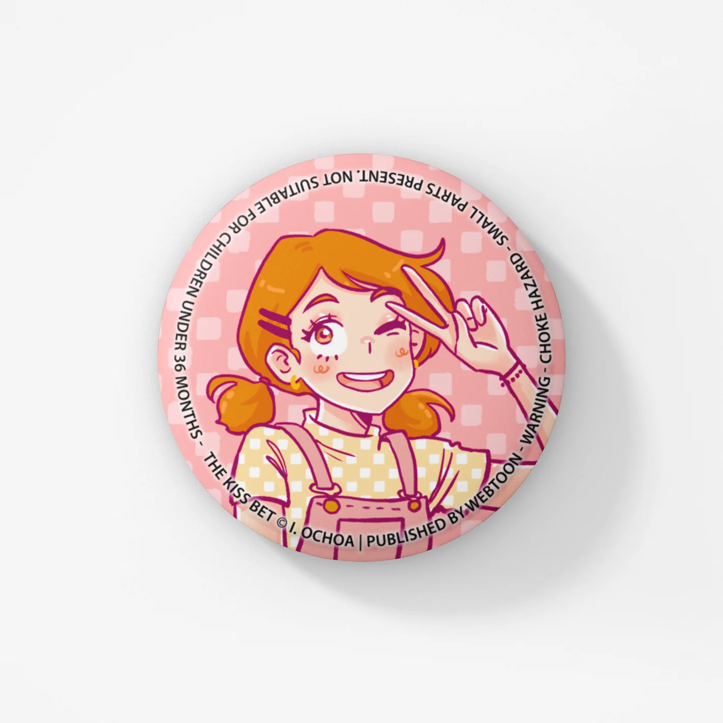 THE KISS BET - BUTTON BADGE SET - Image 2