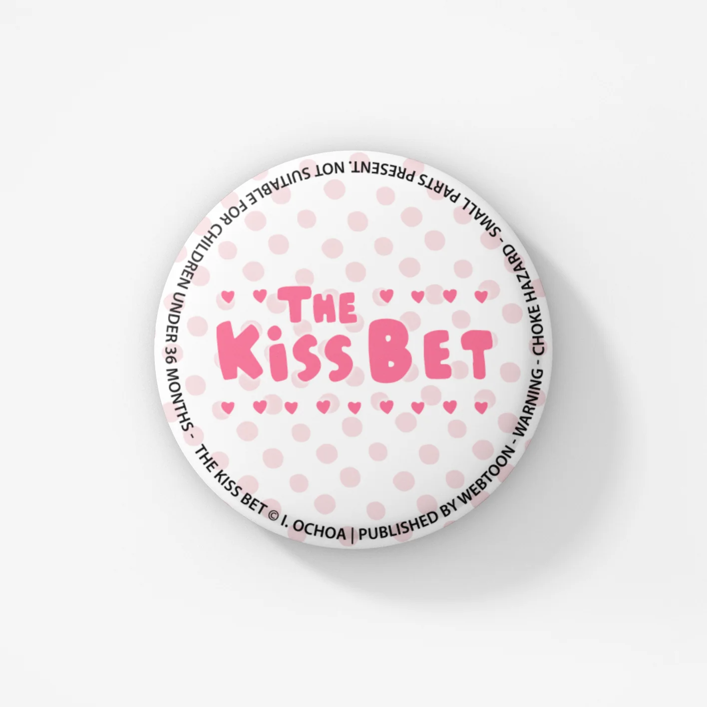 THE KISS BET - BUTTON BADGE SET - Image 4