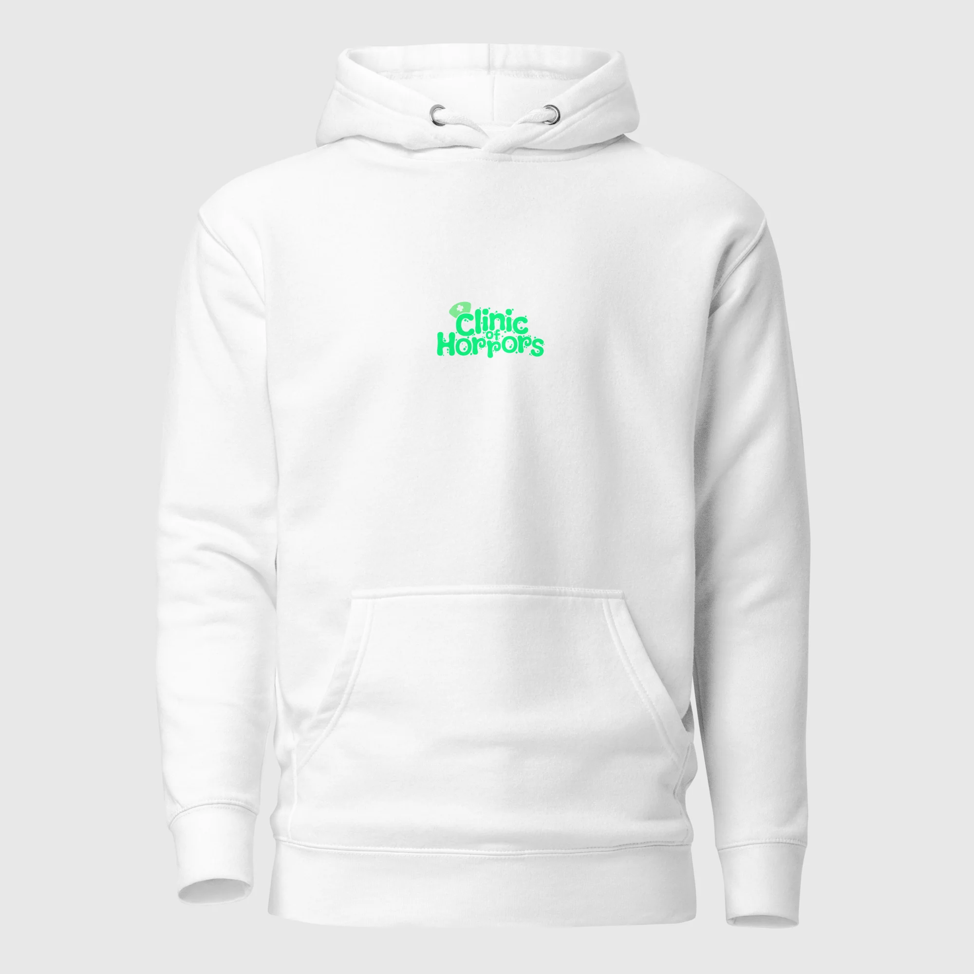 CLINIC OF HORRORS - DR. ALBRIGHT PANELS UNISEX HOODIE - Image 4