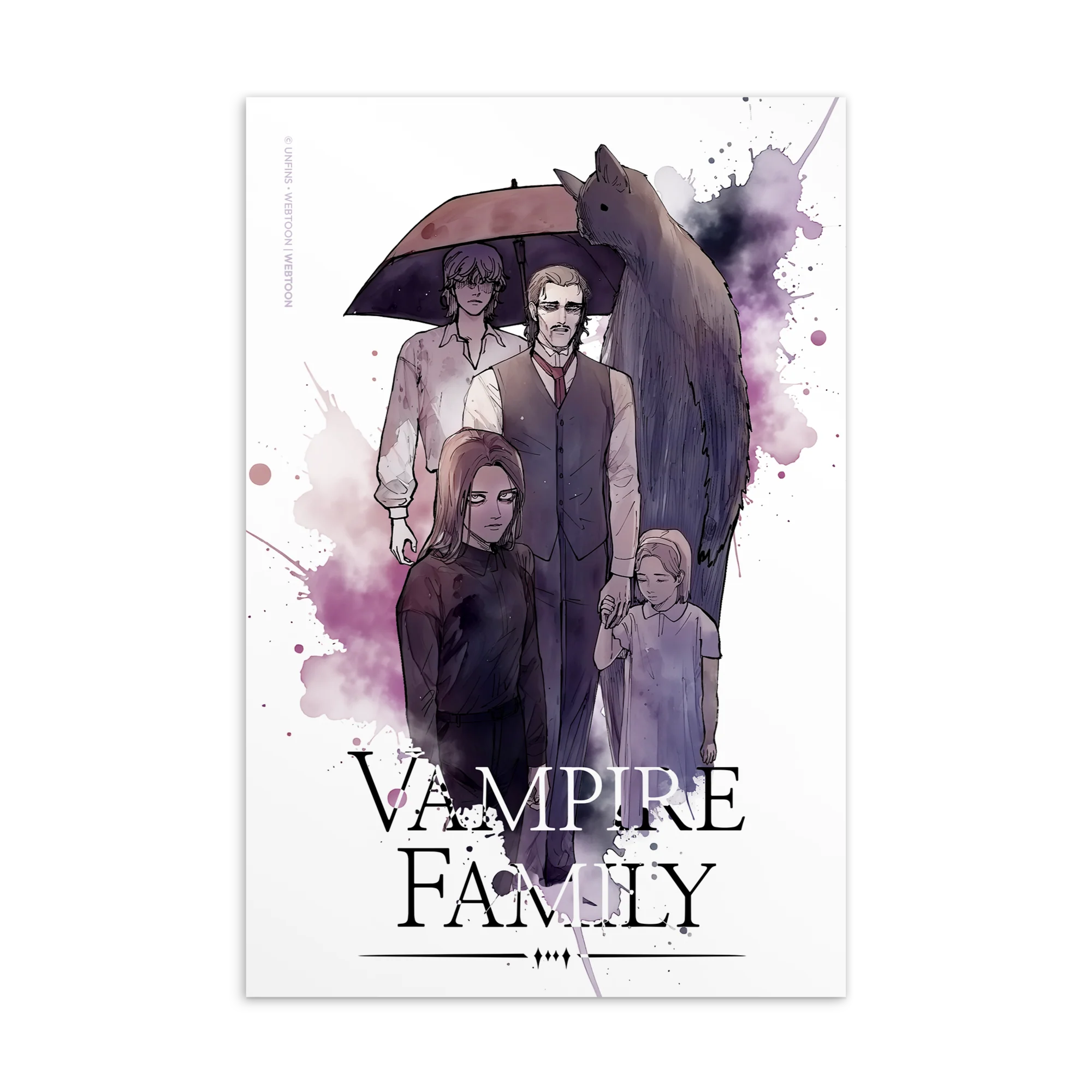 VAMPIRE FAMILY - GROUP POSTCARD