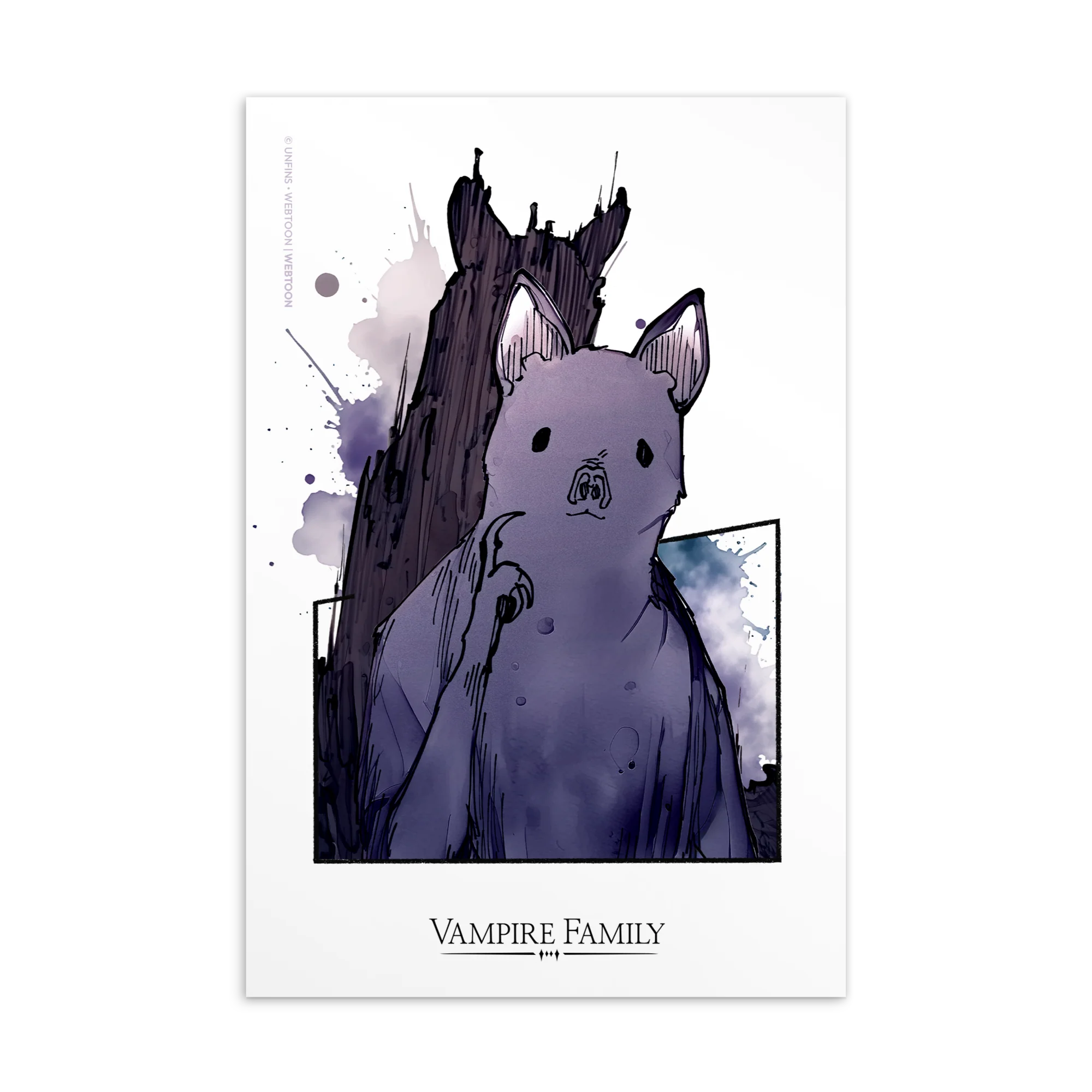 VAMPIRE FAMILY - MOTHER POSTCARD